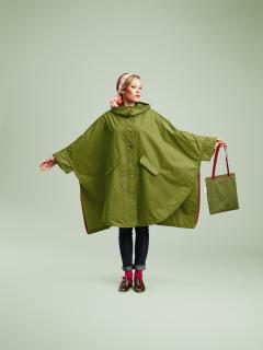 Photo de l'article The Cape Town Vert Pomme – Cape de pluie légère & élégante, version acidulée
