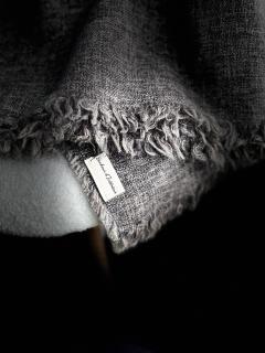 Photo de l'article Plaid en lin et laine