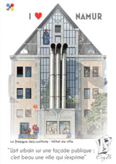 Foto van het artikel Carte Postale "I ♥ NAMUR" - Les namurettes