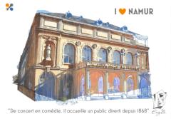 Foto van het artikel Carte Postale "I ♥ NAMUR" - Les namurettes
