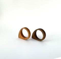 Photo de l'article Rond de serviette, Escargot, 2303 - Cerisier