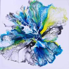 Valérie Dupire : Œuvre artistique colorée réalisée par Valdup’Art en Belgique, création originale disponible sur Wimzzi.com, e-shop belge d’art et artisanat local / Kleurrijk kunstwerk gemaakt door Valdup’Art in België beschikbaar op Wimzzi.com, Belgische webshop voor kunst en lokaal vakmanschap / Colorful original artwork created by Valdup’Art in Belgium available on Wimzzi.com, Belgian e-shop for art and local craftsmanship