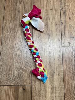 Jouet résistant pour chien de taille moyenne type Beagle ou Border Collie – corde artisanale lavable, parfaite pour jeux interactifs et dressage / Duurzaam speelgoed voor middelgrote hond zoals Beagle of Border Collie – handgemaakt wasbaar touw, ideaal voor interactief spel en training / Durable toy for medium dog like Beagle or Border Collie – handmade washable rope, perfect for interactive play and training