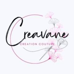 Logo Creavane marque artisanale belge couture créative fabrication locale identité visuelle artisan made in Belgium / Creavane logo Belgisch ambachtelijk merk lokale creatie / Creavane Belgian artisan brand creative handmade identity