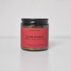 Bougie parfumée Sucre d’Orge – 150g cire fruitée & gourmande, ambiance chaleureuse / Geurkaars Suikerstok – 150g fruitige en zoete was, warme sfeer / Candy cane scented candle – 150g fruity & sweet wax, warm ambiance