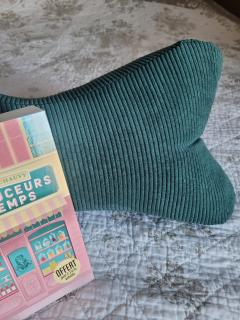 Photo de l'article Coussin de lecture vert