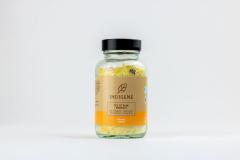 Sels de bain aux agrumes Indigène Bruxelles, relaxants et rafraîchissants, fabrication artisanale / Indigène Brussel citrus badzout, ontspannend en verfrissend, ambachtelijk gemaakt / Indigène Brussels citrus bath salts, relaxing and refreshing, artisan made