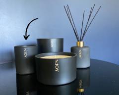 Diffuseur parfum noir – design moderne et élégant / Zwarte geurverspreider – modern en elegant design / Black reed diffuser – modern and elegant design