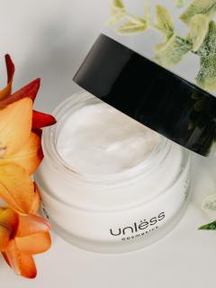 Crème hydratante visage Unless HydraSoothe – soin naturel nourrissant, texture légère, hydratation intense / Unless HydraSoothe hydraterende gezichtscrème – natuurlijke verzorging, lichte textuur, intense hydratatie / Unless HydraSoothe moisturizing face cream – natural skincare, lightweight texture, intense hydration