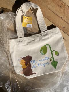 Picture of the product Custom Easter bag – Bunny & carrot design – Custom name option