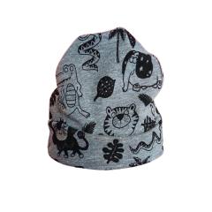 Bonnet de naissance en velours doux gris à motifs, confort et chaleur fait main / Grijze zachte fluwelen baby muts met patronen, warme handgemaakte creatie / Grey soft velvet newborn hat with patterns, warm handmade creation