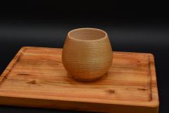 Photo de l'article Tasse 2 – tasse bois clair en frêne, forme douce et épurée