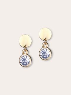 Boucles d'oreilles cristal d'Autriche plaqué or 24K – Raffinement chic / 24K gold-plated Austrian crystal earrings – Chic refinement / 24K vergulde Oostenrijkse kristallen oorbellen – Chique verfijning