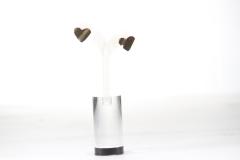 Clous d’oreilles dorés minimalistes en forme de cœur – acier inoxydable élégant / Minimalistische gouden oorstekers in hartvorm – elegant roestvrij staal / Minimalist gold heart stud earrings – elegant stainless steel