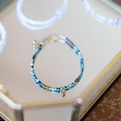 Bracelet Let's Goa en turquoise africaine & hématite – bijou artisanal, pierre protectrice, confiance et énergie positive / Armband Let's Goa met Afrikaanse turkoois & hematiet – handgemaakt juweel, bescherming en zelfvertrouwen / Let's Goa bracelet African turquoise & hematite – handmade gemstone jewelry, protection, confidence and positive vibes