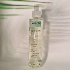 Gel bain douche magnésium MaGéAu Naturel – nettoyant naturel doux pour peau sensible, riche en magnésium et minéraux marins / Magnesium shower gel MaGéAu Naturel – zachte natuurlijke reiniger voor gevoelige huid, rijk aan magnesium en mineralen / MaGéAu Naturel magnesium shower gel – gentle natural cleanser for sensitive skin, rich in magnesium