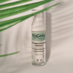 Lotion mains magnésium MaGéAu Naturel – soin naturel protecteur, hydrate et renforce la barrière cutanée des mains / Magnesium handlotion MaGéAu Naturel – beschermende natuurlijke verzorging, versterkt huidbarrière / MaGéAu Naturel magnesium hand lotion – natural protective care, hydrates and strengthens skin barrier