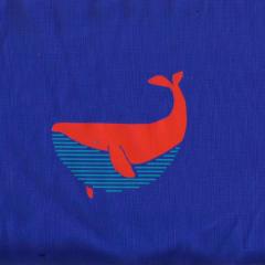 Photo de l'article Sac baleine personnalisable bleu vif - Rouge et verte