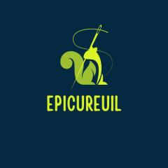 Logo Epicureuil, artisan textile belge – Epicureuil, Sophie Maquoi à Uccle / Logo Epicureuil, Belgisch textielatelier – Epicureuil, Sophie Maquoi in Ukkel / Epicureuil logo, Belgian textile maker – Epicureuil, Sophie Maquoi in Uccle