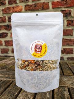 Mélange artisanal mangue–chanvre – porridge sans gluten, source de protéines végétales – belge et sain / Ambachtelijke pap met mango en hennep – glutenvrij en rijk aan plantaardige eiwitten / Mango–hemp porridge mix – gluten-free, plant-based and healthy "Super Bon"