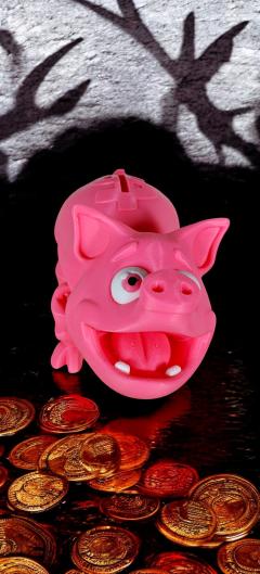 Tirelire cochon rose fun – impression 3D PLA biodégradable, idée cadeau écolo pour enfant / Roze varken spaarpot – duurzame PLA 3D-print, ideaal geschenk voor kinderen / Pink piggy bank – cute and eco PLA 3D printed gift for kids