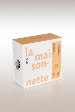 Boîte du shampoing solide Le Lac – cosmétique naturelle et bio pour cheveux normaux / Doos van shampoo bar Le Lac – biologische haarverzorging / Solid shampoo Le Lac box – organic haircare for normal hair 'La Maisonette'