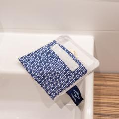 Pochette à savon artisanale en coton Oeko-Tex – Transport et rangement savon – Cadeau zéro déchet & corporate gift / Ambachtelijk zeepzakje van Oeko-Tex katoen – Voor vervoer en opbergen van zeep – Zero waste geschenk & bedrijfs cadeau / Handmade Oeko-Tex cotton soap pouch – For carrying and storing soap – Zero waste gift & corporate gift