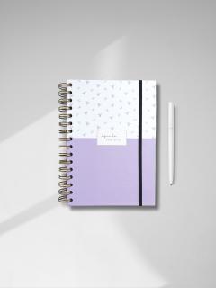 Foto van het artikel Schoolagenda 2025-2026 A5 Lila – Zacht, creatief & overzichtelijk