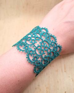 Photo de l'article Bracelet manchette - Vert empire (M/L)