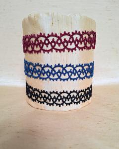 Photo de l'article Personnalisé – Collier ras-de-cou en dentelle Frivolité