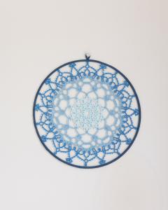 Photo de l'article Mandala mural - Bleu (Ø 25 cm)