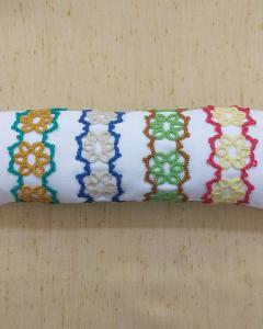 Photo de l'article Personnalisé – Bracelet en dentelle motif floral