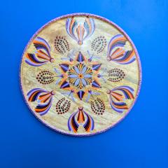 Photo de l'article Plateau d’Art Mural "2 en 1" - pièce unique en bois - Dot Art coloré & 100% fait main