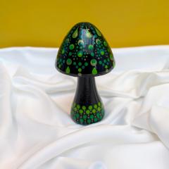 Photo de l'article Champignon décoratif - Taille M - Format classique -  Mandala & Dot Art - Pièce unique en Jesmonite, 100% moulée et peinte à la main