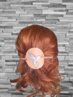 Accessoire cheveux nœud blanc – Barrette élégante et épurée pour tenue de fête, look bohème ou idée cadeau fille et ado / Witte strik haarclip – Elegant en tijdloos / White ribbon-style hair clip – Elegant accessory for special events