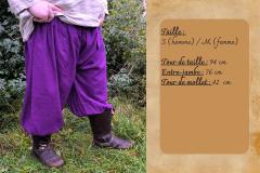 Photo de l'article PROMO -20% Rus pants mauve S/M