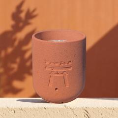 Photo de l'article Citron vert - 32h - Bougie parfumée – effet pierre couleur Marigold - Éclat citronné