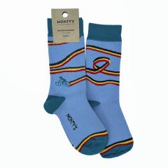 Photo de l'article Chaussettes enfants “Allez LouLou” – Fun belge & esprit vélo