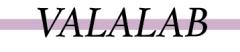 Logo Valalab, marque de mode belge éthique fondée par Lara Van Caubergh à Wavre / Logo Valalab, ethisch Belgisch modemerk opgericht door Lara Van Caubergh in Waver / Valalab logo, ethical Belgian fashion brand founded by Lara Van Caubergh in Wavre