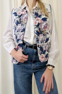 Photo de l'article Veste Ana Vichy Bleu