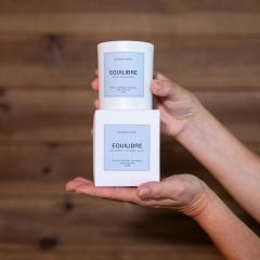 Photo de l'article Bougie parfumée ÉQUILIBRE – Eucalyptus, lavande & vanille apaisante – 250ml