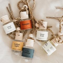 Diffuseur parfumé voiture à suspendre, parfum naturel artisanal, idée cadeau pratique / Auto geurverspreider om op te hangen, ambachtelijk parfum, praktisch geschenk / Hanging car fragrance diffuser, handmade scent, practical gift idea