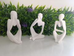 Picture of the product The Thinkers – Trio of Minimalist Sculptures