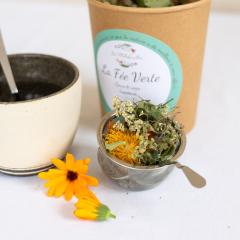 Photo de l'article Infusion à l’ortie, bouleau & pissenlit - La Fée Verte