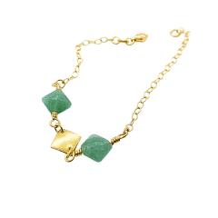 Photo de l'article Bracelet Lola – Argent vermeil & aventurine 21241719VE