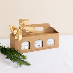 Photo de l'article Coffret bougies de Noël - Edition limitée - Pot transparents