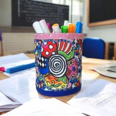 Photo de l'article Cache-pot coloré spirale