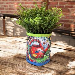 Photo de l'article Cache-pot coloré vibrant