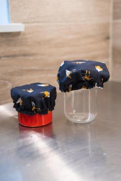 Picture of the product Flat reusable 10 cm pot cover  "Chic un bonbon"
