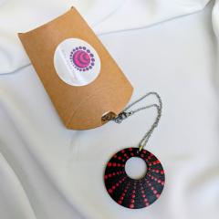Photo de l'article Pendentifs en bois "Dotty Dots" - Dégradés de rouge (2)